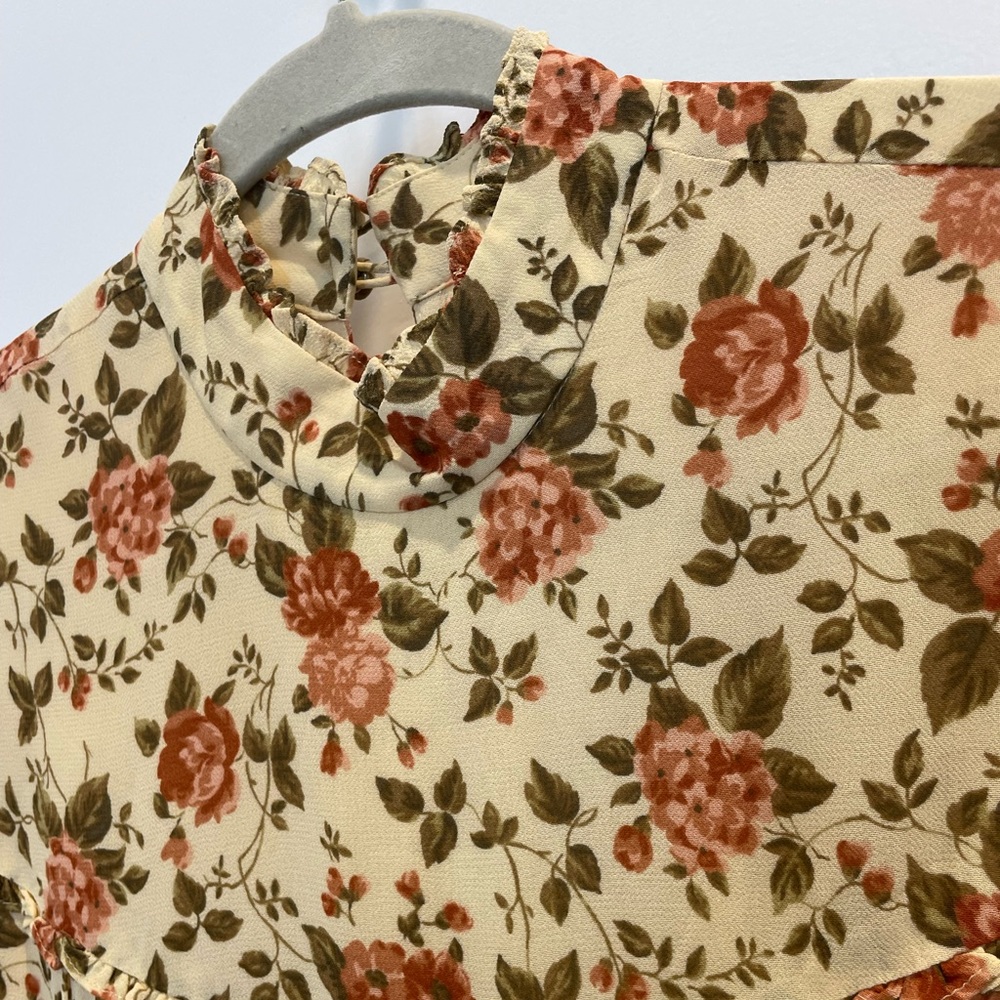 NWT Reformatio Yellow floral Jourdan Dress Varenna-Small - Picture 5 of 5